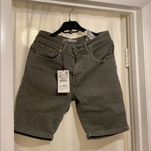 Green shorts